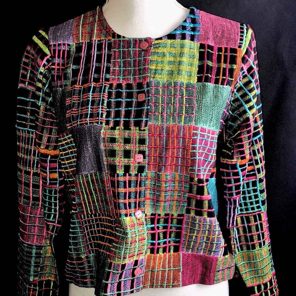 Michael Simon Sz MEDIUM Stitched Blazer